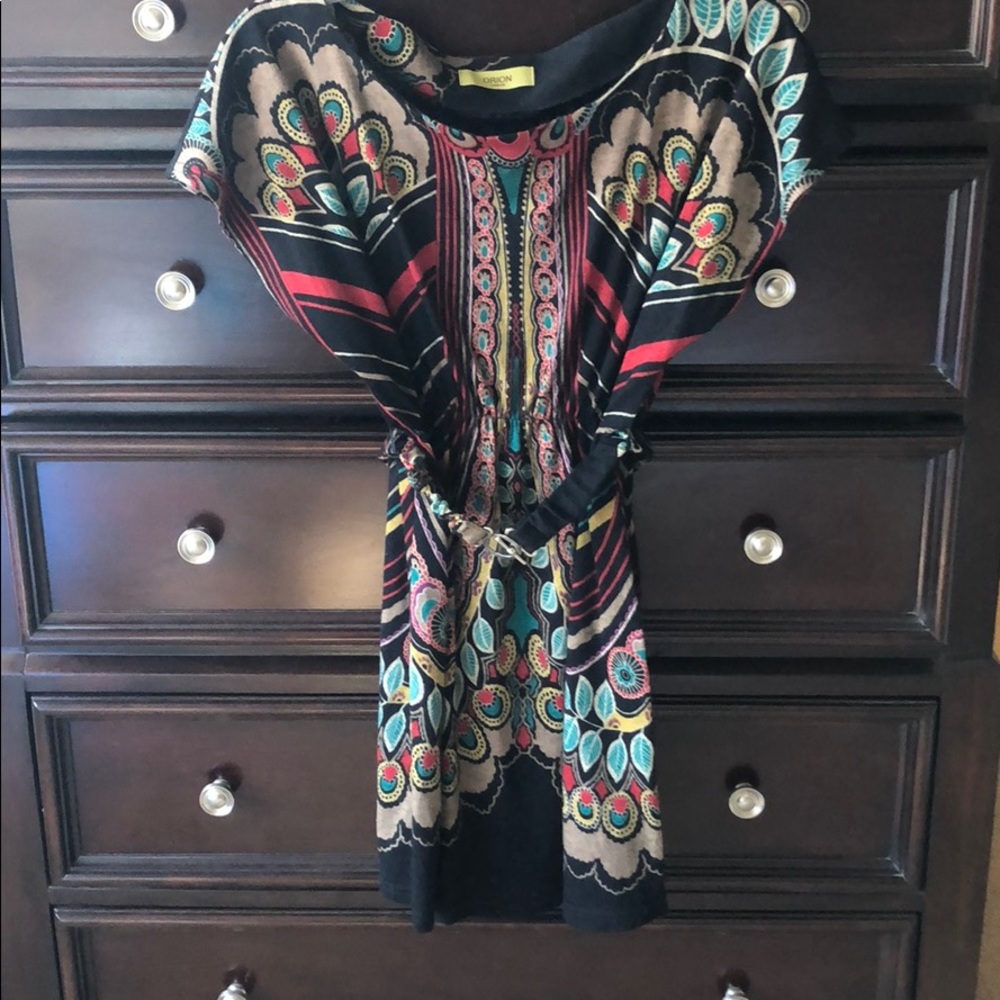 Orion London vibrant colored wool dress